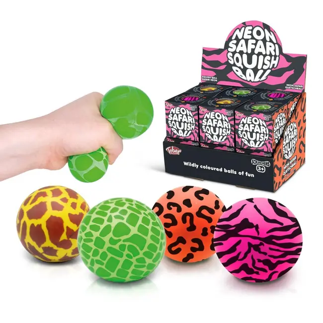 Jucarie antistres - bila safari neon