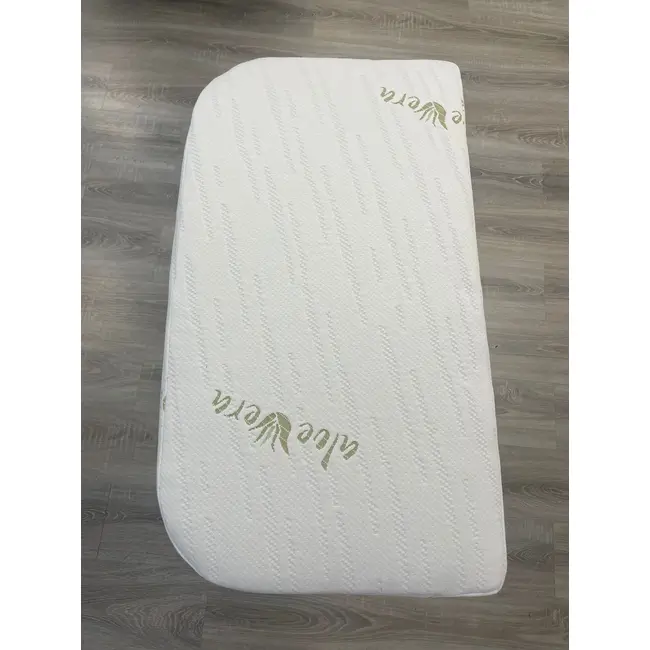 Saltea DualNest Semiovala 88x48x8 Cm in 3 straturi Pentru pat co-slepper, Husa Jacquard Deluxe - ASC6427968020217
