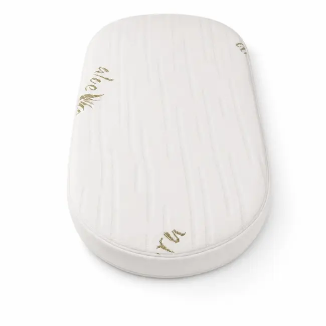 Saltea Ovala Fiber 88x58x4 cm in 2 straturi  pentru cos / patut, 2 fete diferite, husa Jacquard Deluxe - ASC6427968020446