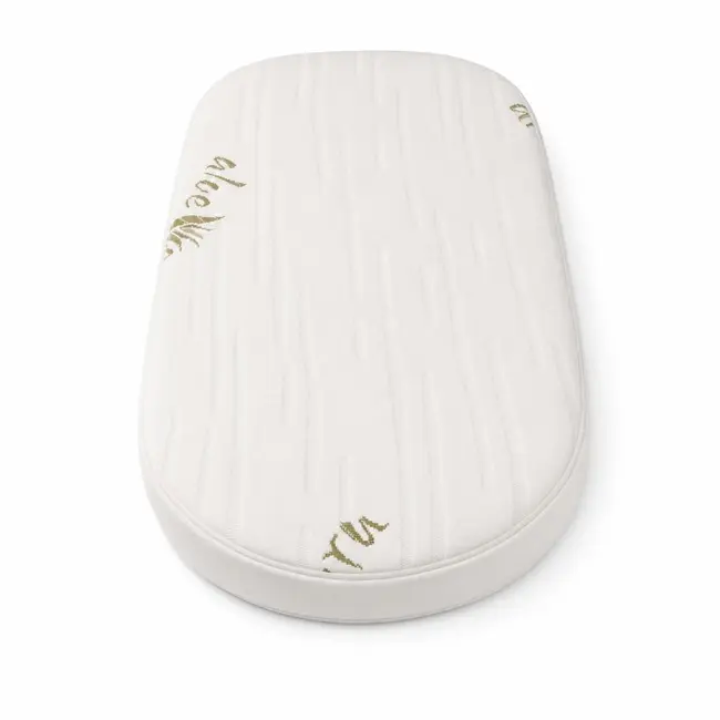 Saltea Ovala Fiber 76x64x4 cm in 2 straturi  pentru cos / patut, 2 fete diferite, husa Jacquard Deluxe - ASC6427968020460