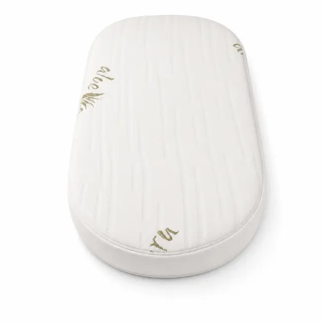 Saltea Ovala Fiber 74x28x4 cm in 2 straturi  pentru cos / patut, 2 fete diferite, husa Jacquard Deluxe - ASC6427968020477