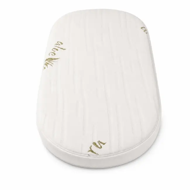 Saltea Ovala Fiber 75x45x4 cm in 2 straturi  pentru cos / patut , 2 fete diferite, husa Jacquard Deluxe - ASC6427968020521