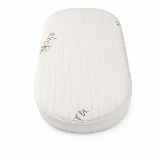 Saltea Ovala Fiber 75x36x4 cm in 2 straturi  pentru cos / patut , 2 fete diferite, husa Jacquard Deluxe - ASC6427968020538