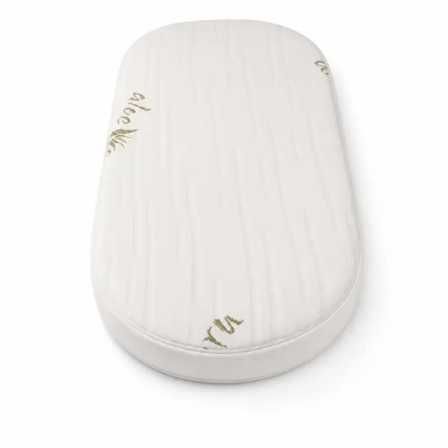 Saltea Ovala Fiber 80x35x4 cm in 2 straturi  pentru cos / patut , 2 fete diferite, husa Jacquard Deluxe - ASC6427968020545