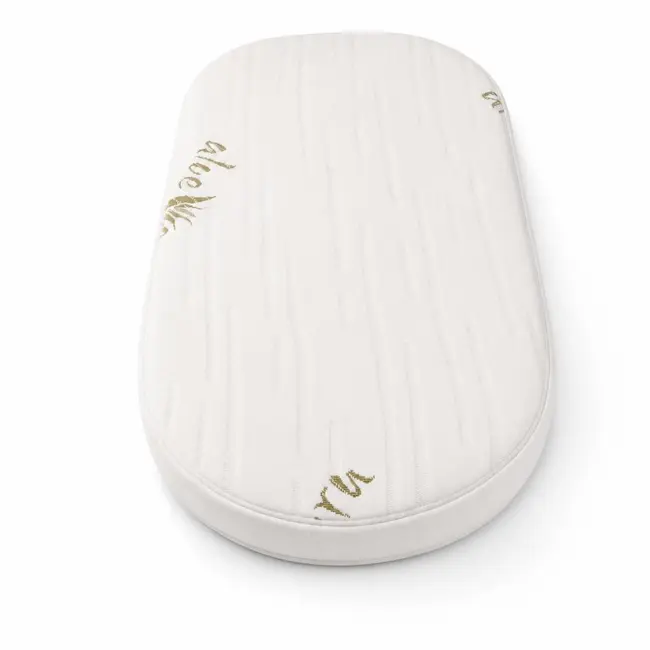 Saltea Ovala Fiber 74x38x4 cm in 2 straturi  pentru cos / patut , 2 fete diferite, husa Jacquard Deluxe - ASC6427968020552