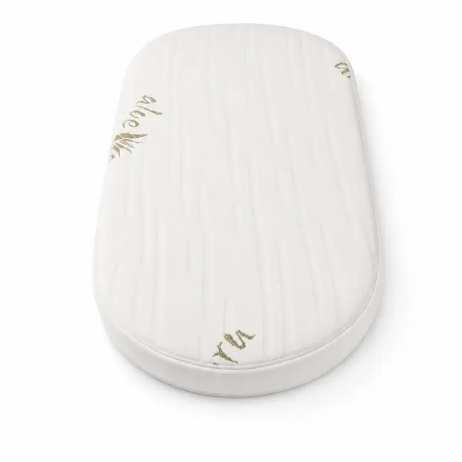 Saltea Ovala Fiber 74x64x4 cm in 2 straturi  pentru cos / patut , 2 fete diferite, husa Jacquard Deluxe - ASC6427968020569