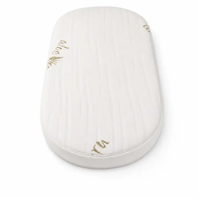 Saltea Ovala Fiber 70x40x4 cm in 2 straturi  pentru cos / patut , 2 fete diferite, husa Jacquard Deluxe - ASC6427968020583
