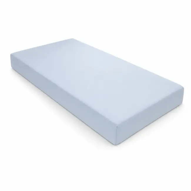 Saltea SmartNest 160x80x12 cm in 5 straturi pentru paturi copii 2-12 ani, husa bumbac ranforce bleu uni - ASC6427968020606