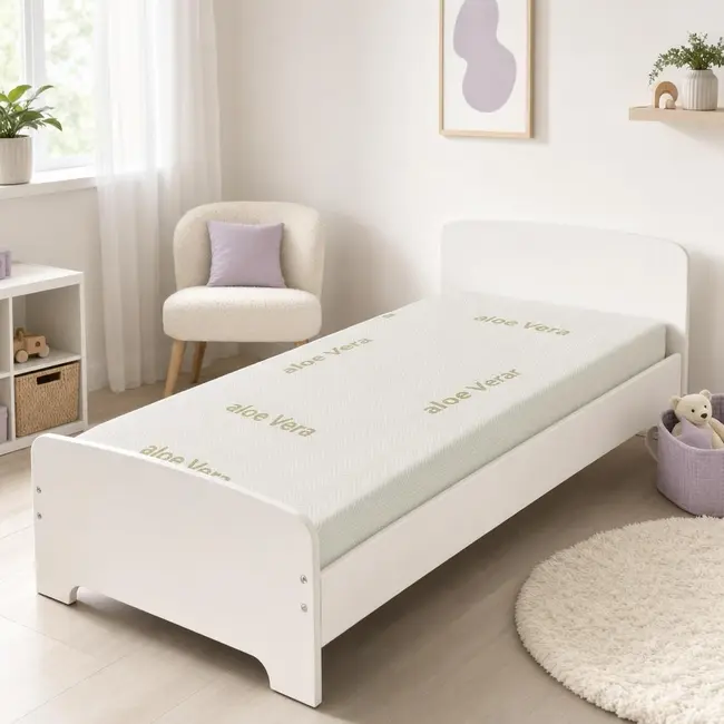 Saltea SafeNest Deluxe 190x80x14 cm in 3 straturi cu 2 fete pentru paturi - ASC6427968020620