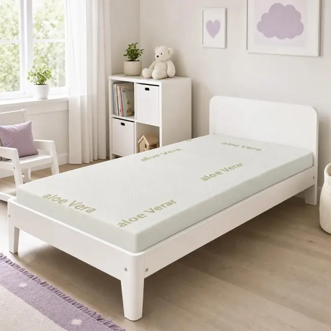 Saltea SafeNest Deluxe 190x80x15 cm in 3 straturi cu 2 fete pentru paturi - ASC6427968020651