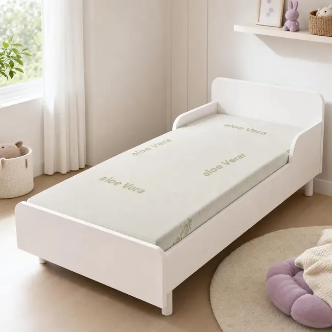Saltea SafeNest Deluxe 190x80x15 cm in 3 straturi cu 2 fete pentru paturi - ASC6427968020651