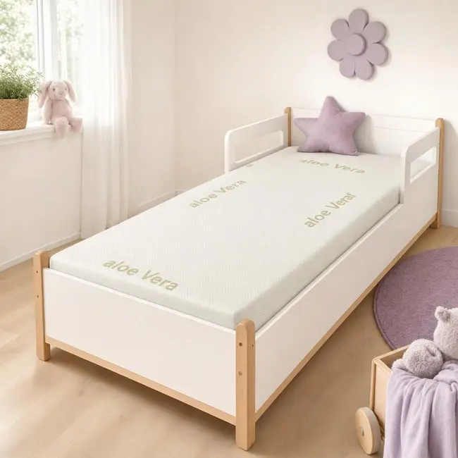 Saltea SafeNest Deluxe 190x80x15 cm in 3 straturi cu 2 fete pentru paturi - ASC6427968020651