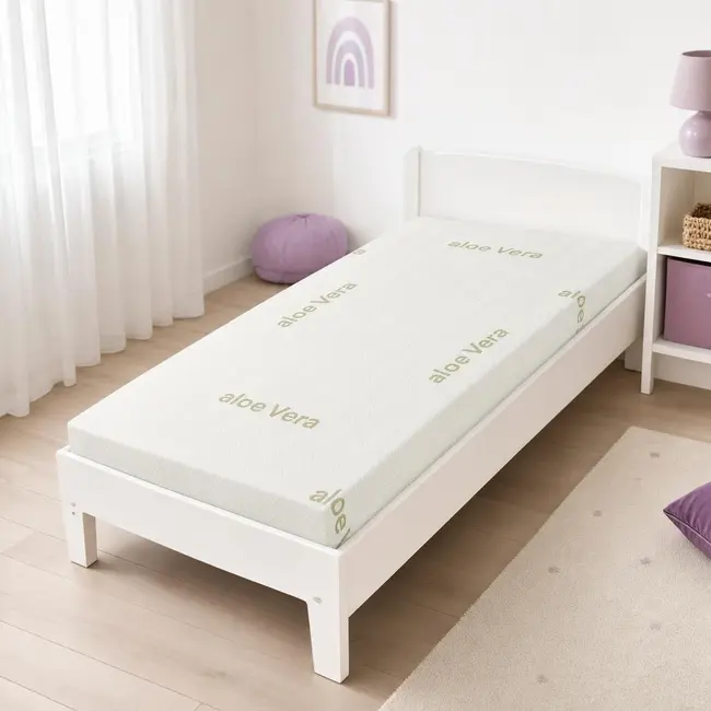 Saltea SafeNest Deluxe 190x80x15 cm in 3 straturi cu 2 fete pentru paturi - ASC6427968020651