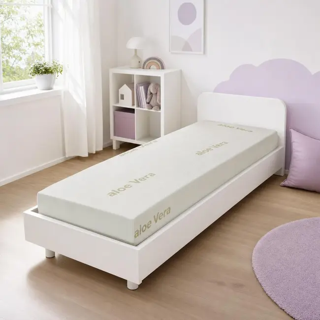 Saltea SafeNest Deluxe 190x80x15 cm in 3 straturi cu 2 fete pentru paturi - ASC6427968020651