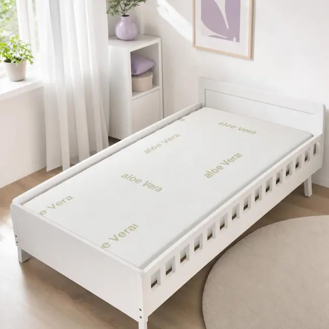 Saltea SafeNest Deluxe 190x80x15 cm in 3 straturi cu 2 fete pentru paturi - ASC6427968020651