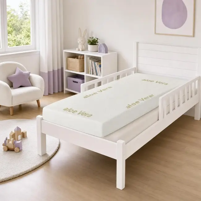 Saltea SafeNest Deluxe 190x80x15 cm in 3 straturi cu 2 fete pentru paturi - ASC6427968020651
