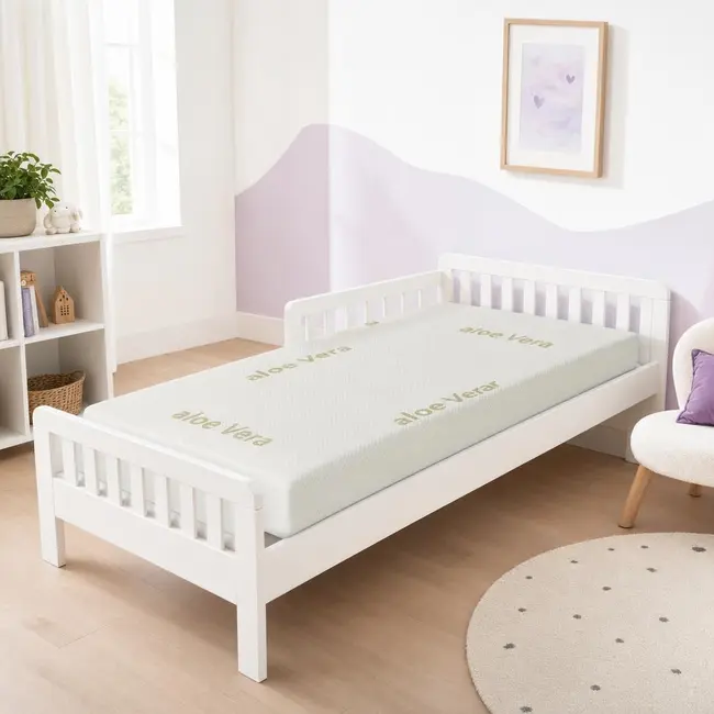 Saltea SafeNest Deluxe 190x80x15 cm in 3 straturi cu 2 fete pentru paturi - ASC6427968020651