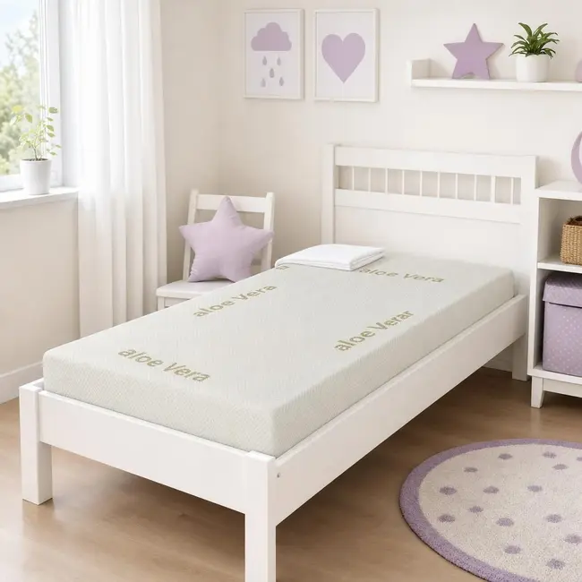 Saltea SafeNest Deluxe 190x80x15 cm in 3 straturi cu 2 fete pentru paturi - ASC6427968020651