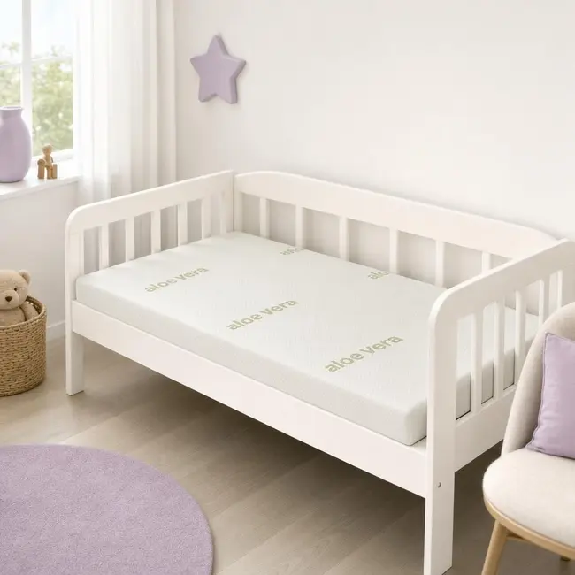 Saltea SafeNest Deluxe 190x80x15 cm in 3 straturi cu 2 fete pentru paturi - ASC6427968020651