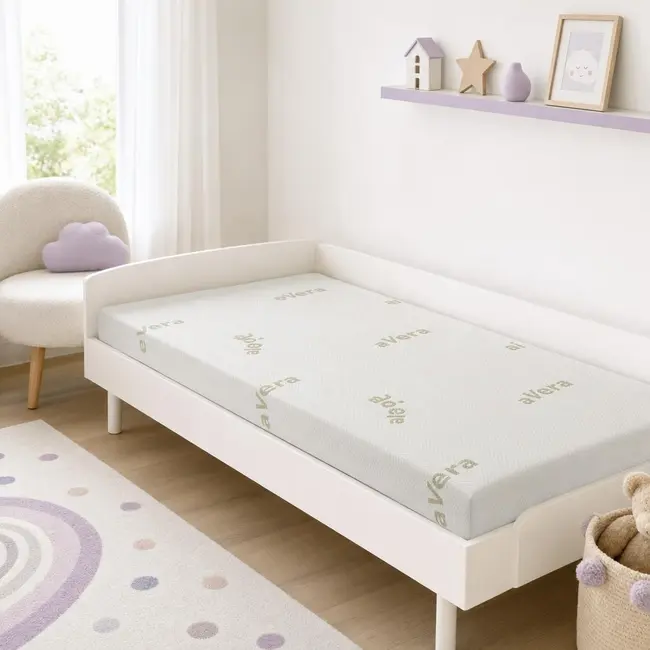 Saltea SafeNest Deluxe 190x80x15 cm in 3 straturi cu 2 fete pentru paturi - ASC6427968020651