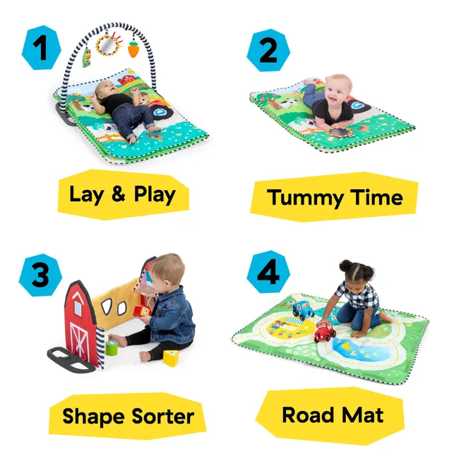 Baby einstein - centru de activitati farm explorers busy barnyard grow with me bbb17327