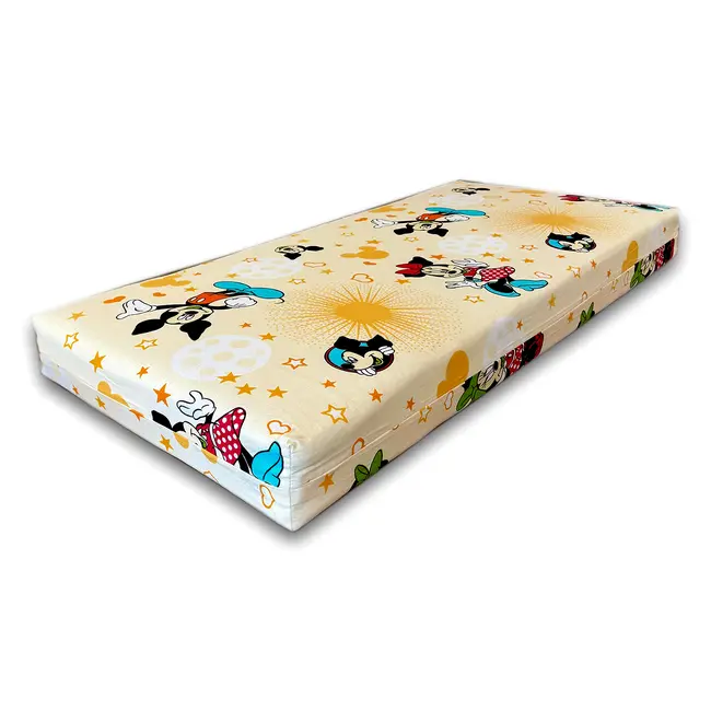 Saltea SafeNest 140x70x6 cm in 3 straturi pentru paturi copii 2-8 ani