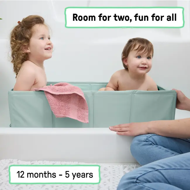 Ingenuity - cadita pliabila pentru calatorii tuckaway travel tub sage bbb17267