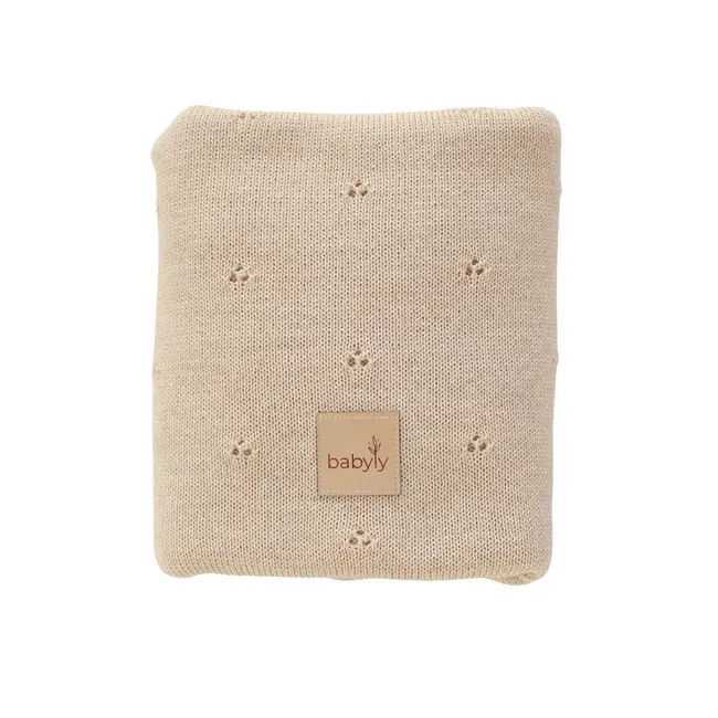 Paturica Premium Din Lana Merino Certificata Babyly ,   Bej, 75a 100 Cm, Antialergica, Termoreglanta, Handmade Polonia   Nou-nascut+ Pjb97003
