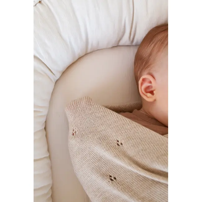 Paturica Premium Din Lana Merino Certificata Babyly ,   Bej, 75a 100 Cm, Antialergica, Termoreglanta, Handmade Polonia   Nou-nascut+ Pjb97003