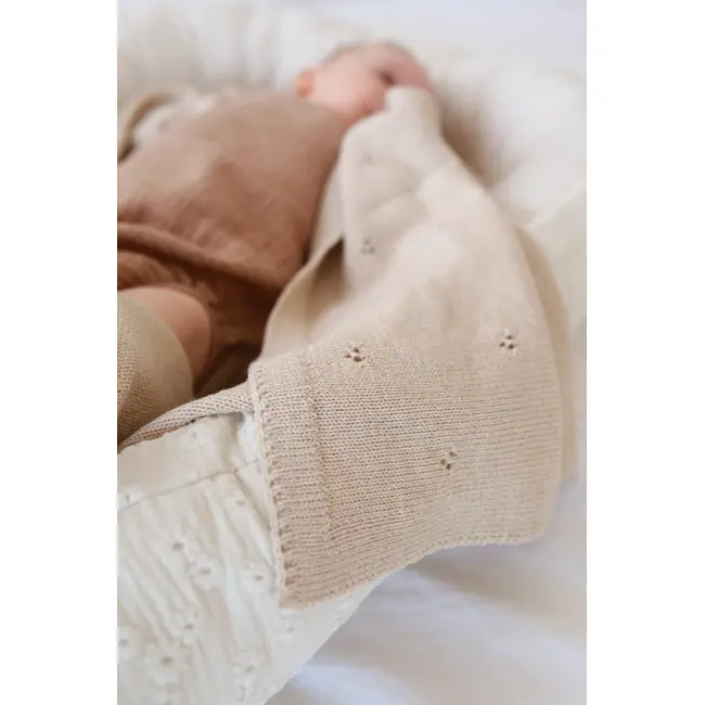 Paturica Premium Din Lana Merino Certificata Babyly ,   Bej, 75a 100 Cm, Antialergica, Termoreglanta, Handmade Polonia   Nou-nascut+ Pjb97003