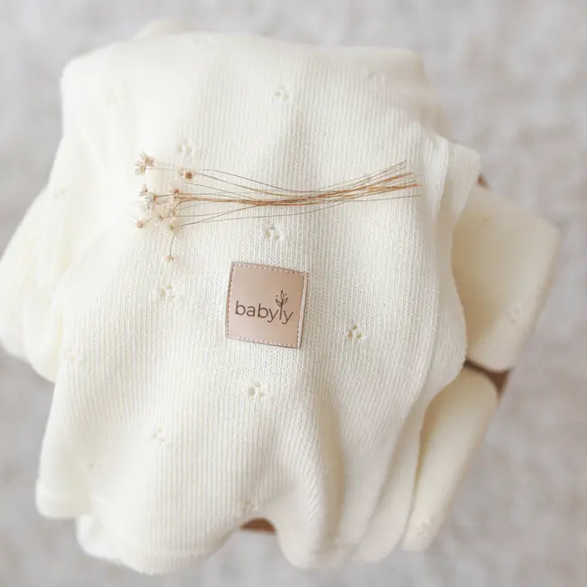 Paturica Premium Din Lana Merino Certificata Babyly ,   Ivory, 75a 100 Cm, Antialergica, Termoreglanta, Handmade Polonia   Nou-nascut+ Pjb97911