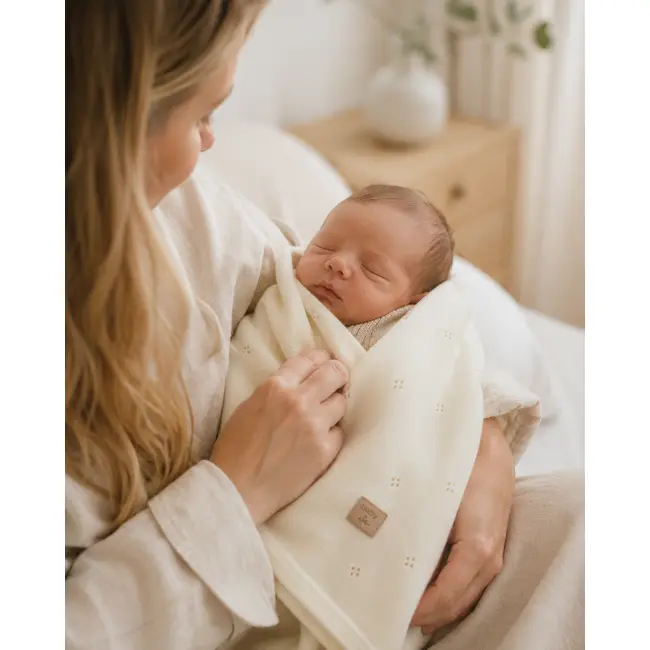 Paturica Premium Din Lana Merino Certificata Babyly ,   Ivory, 75a 100 Cm, Antialergica, Termoreglanta, Handmade Polonia   Nou-nascut+ Pjb97911