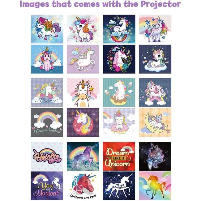 Proiector 2 in 1 - magia unicornilor
