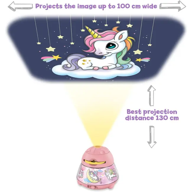 Proiector 2 in 1 - magia unicornilor