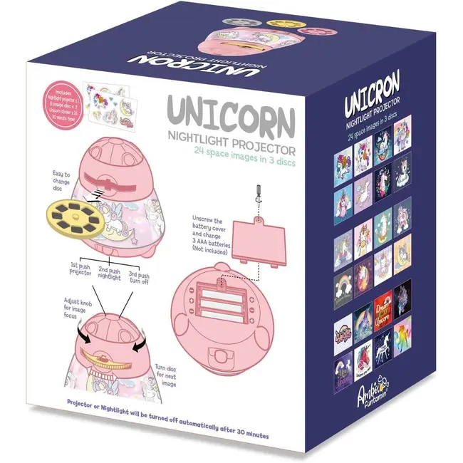 Proiector 2 in 1 - magia unicornilor
