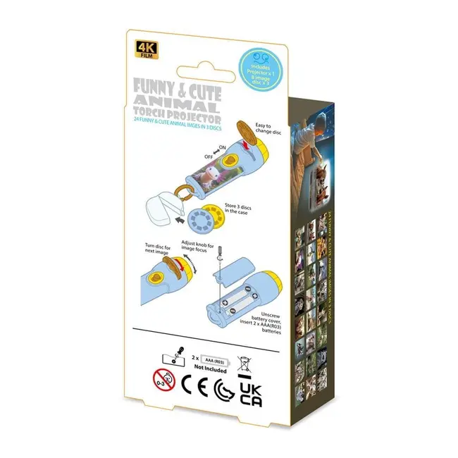Proiector tip lanterna - animalute amuzante