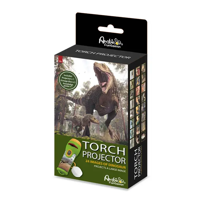 Proiector tip lanterna - descopera dinozaurii