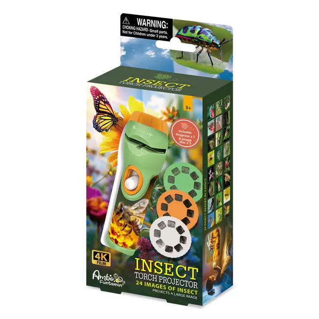 Proiector tip lanterna - descopera insecte