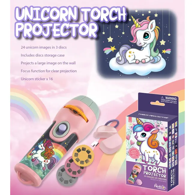 Proiector tip lanterna - magia unicornilor