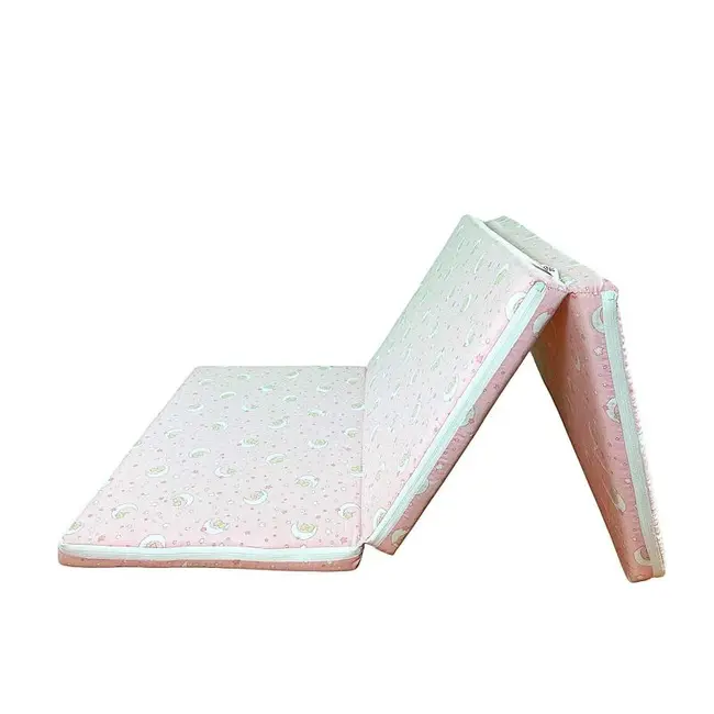 Saltea Pliabila Spuma Poliuretanica 120x60x4.5 cm - Cat on Moon Roz MYK00089270