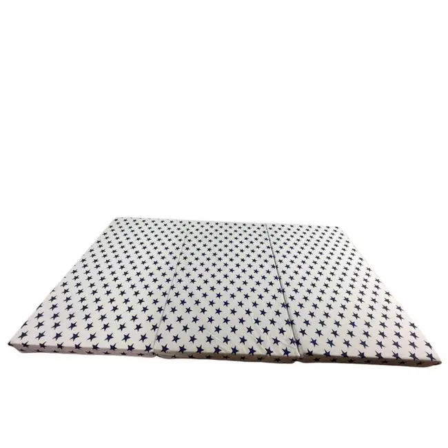 Saltea Pliabila Spuma Poliuretanica 120x60x5 cm - Dark Blue Stars MYK00089275