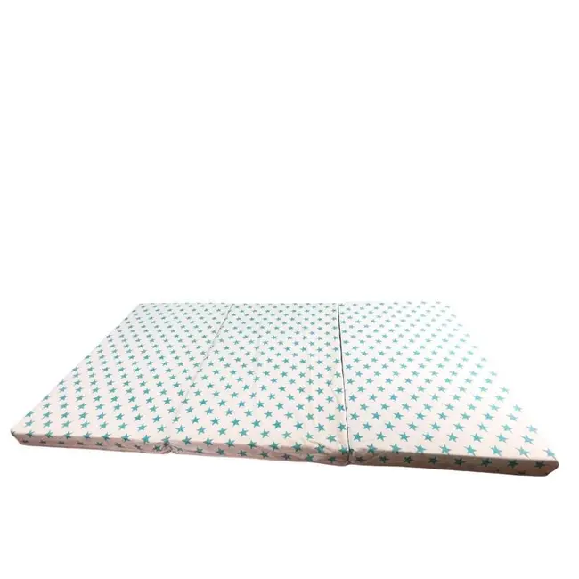 Saltea Pliabila Spuma Poliuretanica 120x60x5 cm - Light Blue Stars MYK00089276