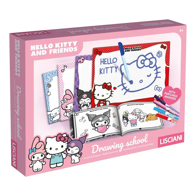 Scoala pentru desen - hello kitty & prietenii