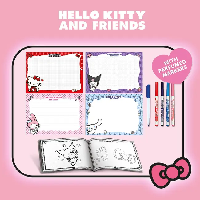 Scoala pentru desen - hello kitty & prietenii