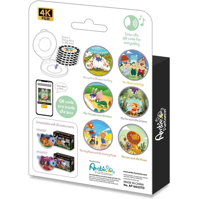 Set 6 discuri cu fabule pentru proiector