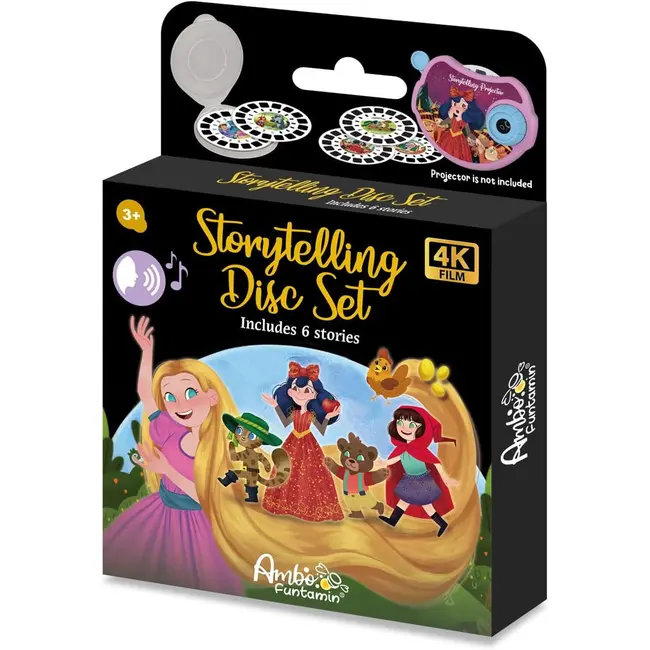 Set 6 discuri cu povesti pentru proiector