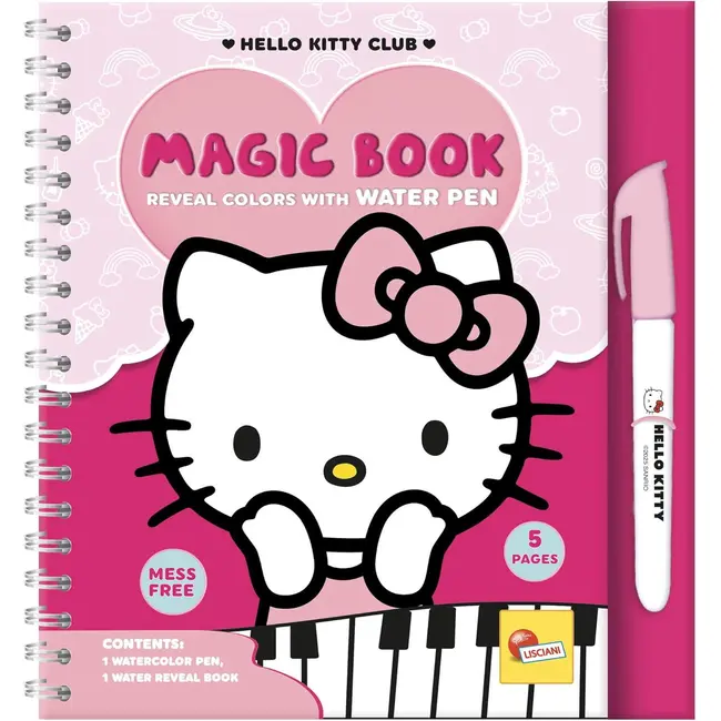 Waterbook: carte de colorat cu apa - hello kitty