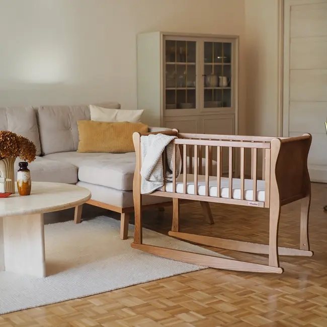 Patut Balansoar, Co-sleeping Din Lemn, Noble Vintage 90 X 40 Cm Pjbcribnobleskids