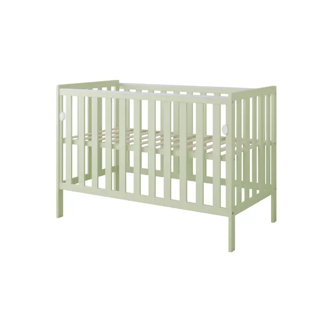 Patut Din Lemn Bambi Menta 120a 60 Cm Laterala Culisanta    Roti Cu Blocare    Protectie Silicon Pentru Dentitie    En 716-1 Pjbbambi120_m
