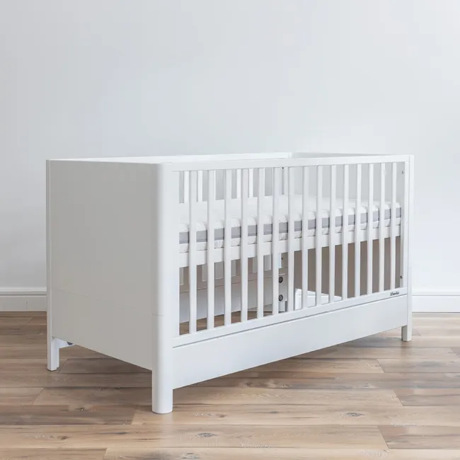 Patut Din Lemn Masiv, Transformabil Pentru Bebe Si Junior, Smooth 140 X 70 Cm Pjbsmooth_140